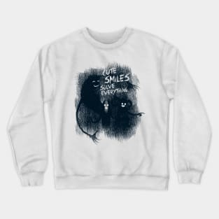 Monsters with cute smiles Crewneck Sweatshirt